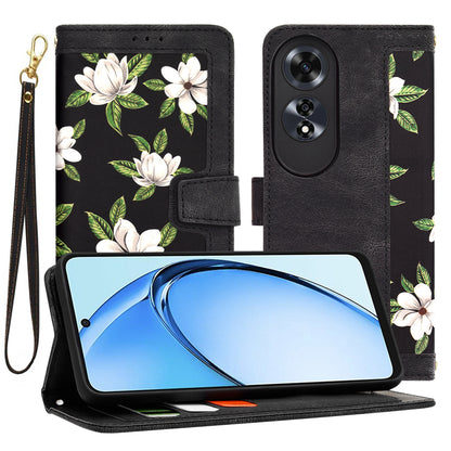 Hülle für Oppo A60, Techsuit, FlipCraft, Schwarz