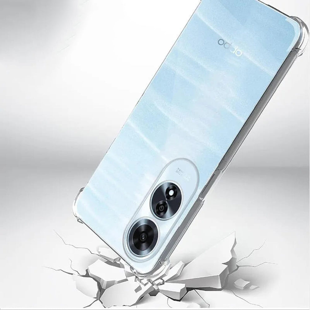 Hoesje voor Oppo A60, Techsuit, Schokbestendig Helder, Transparant