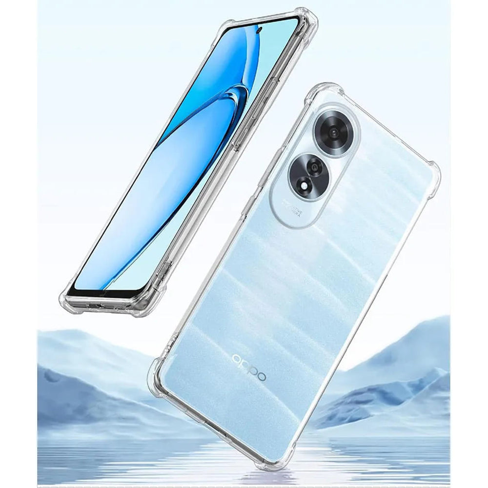 Hoesje voor Oppo A60, Techsuit, Schokbestendig Helder, Transparant