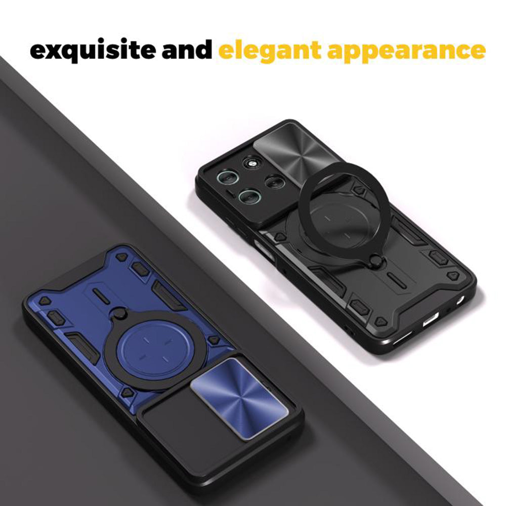 Coque pour Oppo A6k 4G / A6x 4G / A6x / A6 4G, Techsuit, CamGuard Pro, Bleue