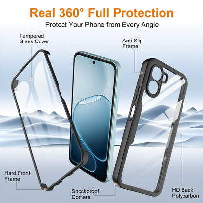 Coque pour Oppo A6k 4G / A6x 4G / A6x, Techsuit, ColorVerse 360, Noire