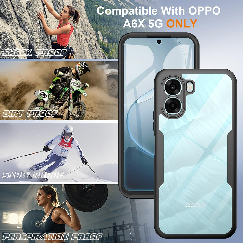 Coque pour Oppo A6k 4G / A6x 4G / A6x, Techsuit, ColorVerse 360, Noire
