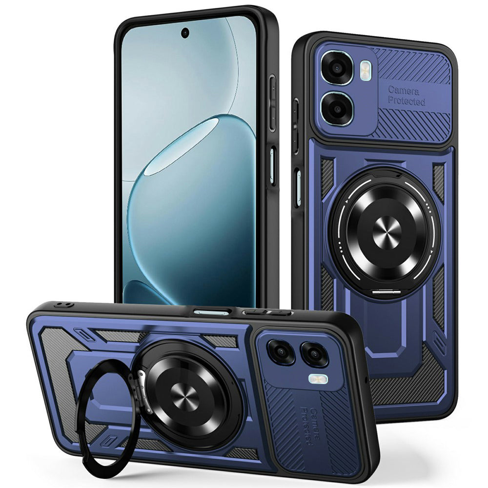 Hoes voor Oppo A6k 4G / A6x 4G / A6x, Techsuit, RuggedCam, Blauw