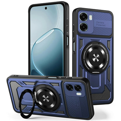 Hoes voor Oppo A6k 4G / A6x 4G / A6x, Techsuit, RuggedCam, Blauw