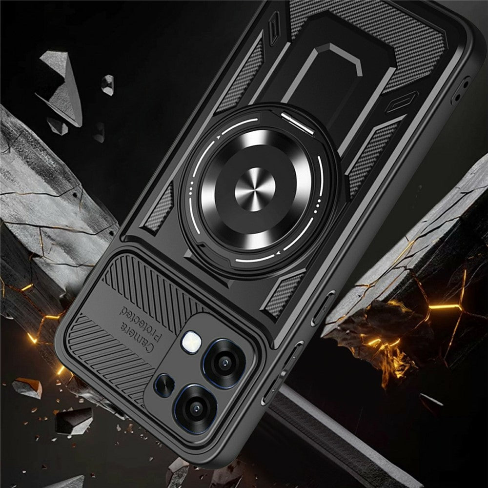 Hoes voor Oppo A6k 4G / A6x 4G / A6x, Techsuit, RuggedCam, Blauw