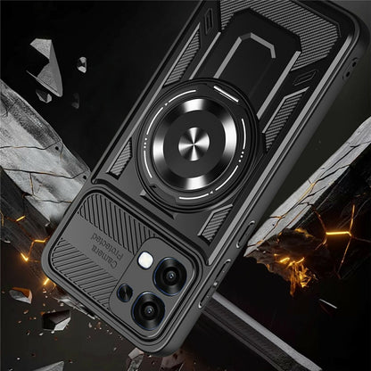 Hoes voor Oppo A6k 4G / A6x 4G / A6x, Techsuit, RuggedCam, Blauw