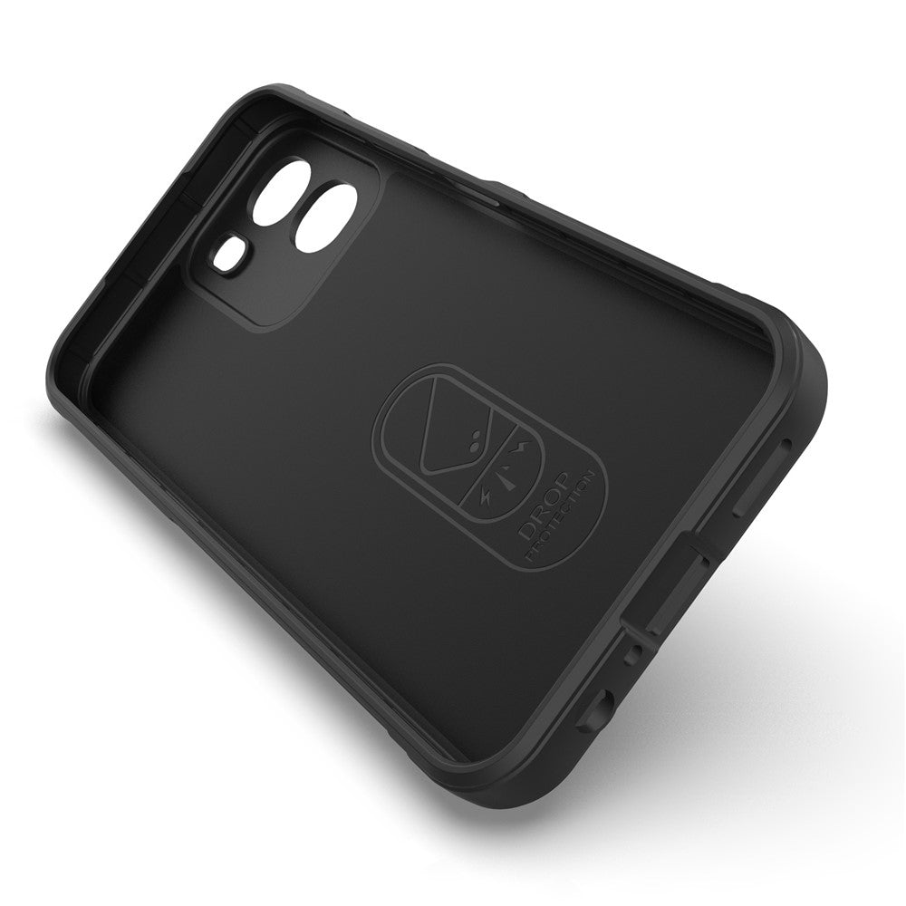 Hoes voor Oppo A6x 4G / A6x, Techsuit, Magic Shield, Zwart
