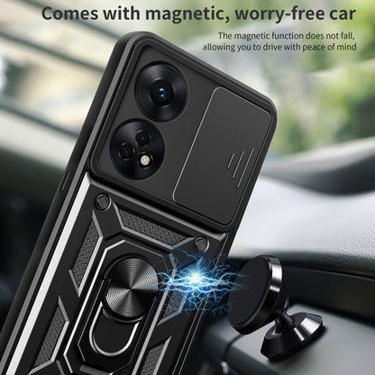 Coque pour Oppo A78 4G, Techsuit, CamShield, Noire