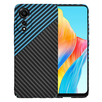 Hoes voor Oppo A78 4G, Techsuit, Carbonite FiberShell, Zwart Blauw