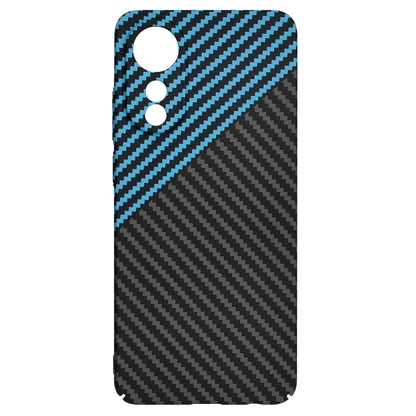 Hoes voor Oppo A78 4G, Techsuit, Carbonite FiberShell, Zwart Blauw