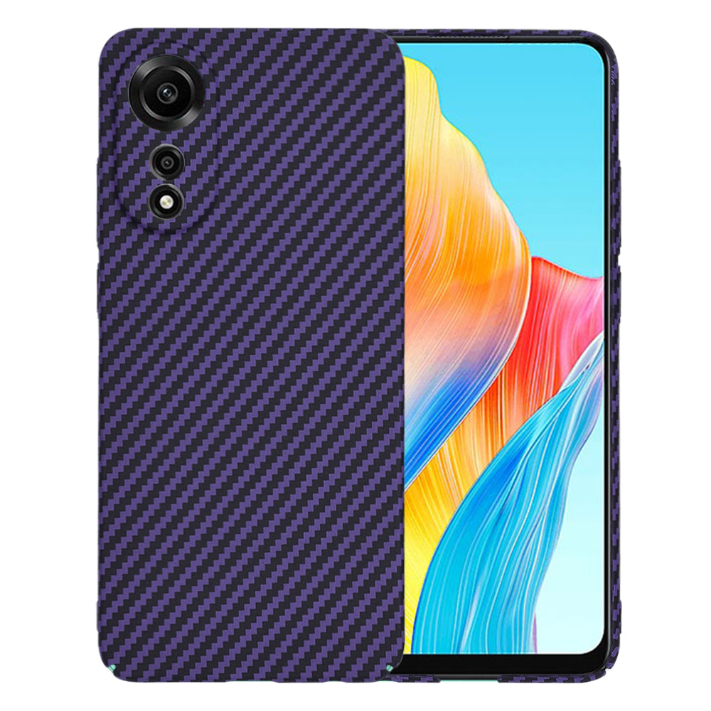 Hülle für Oppo A78 4G, Techsuit, Carbonite FiberShell, Lila
