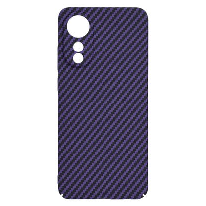 Hülle für Oppo A78 4G, Techsuit, Carbonite FiberShell, Lila