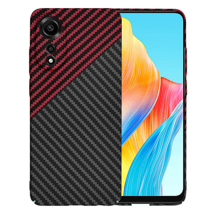 Hoes voor Oppo A78 4G, Techsuit, Carbonite FiberShell, Zwart Rood