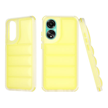 Hoes voor Oppo A78 4G, Techsuit, Wave Shield, Geel