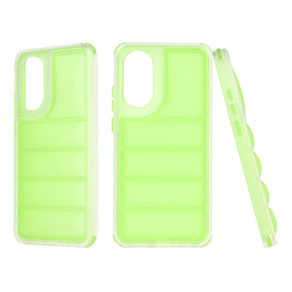 Case for Oppo A78 4G, Techsuit, Wave Shield, Green