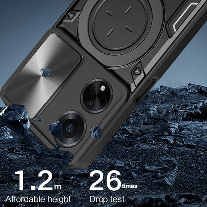 Hülle für Oppo A98, Techsuit, CamGuard Pro, Schwarz