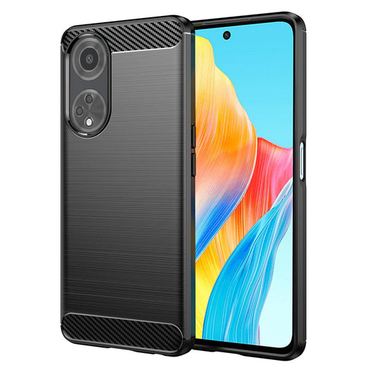 Hoes voor Oppo A98, Techsuit, Carbon, Zwart