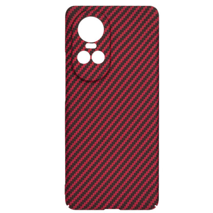 Coque pour Oppo Reno10 / Reno10 Pro, Techsuit, Carbonite FiberShell, Rouge