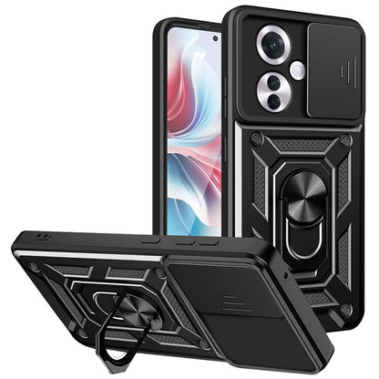 Coque pour Oppo Reno11 F, Techsuit, CamShield, Noire