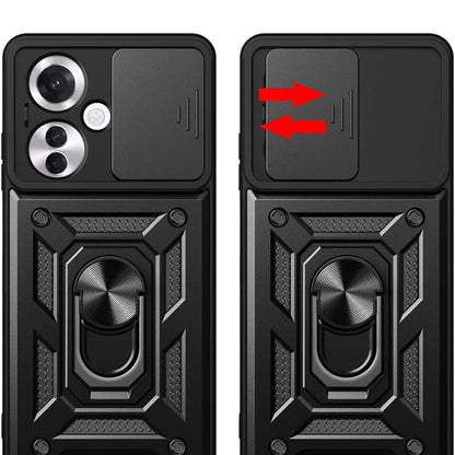Coque pour Oppo Reno11 F, Techsuit, CamShield, Noire
