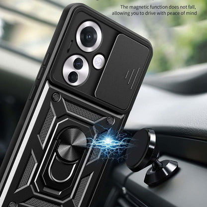 Coque pour Oppo Reno11 F, Techsuit, CamShield, Noire