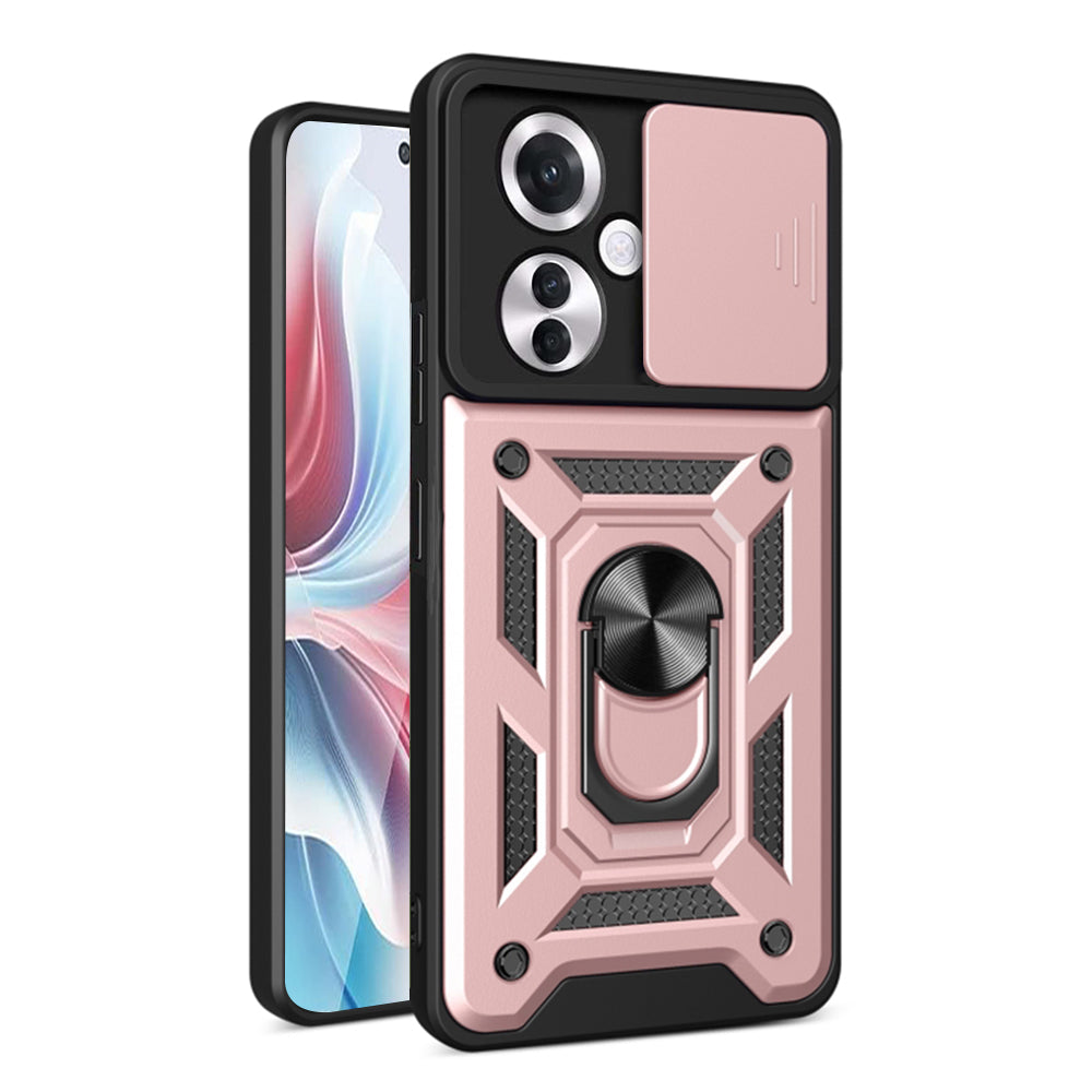 Hoes voor Oppo Reno11 F, Techsuit, CamShield, Roze