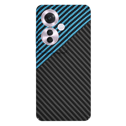 Coque pour Oppo Reno11 F, Techsuit, Carbonite FiberShell, Noir Bleu
