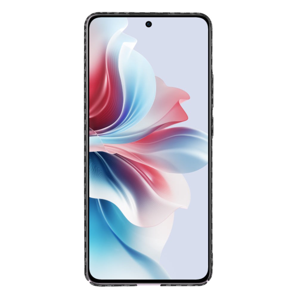 Hülle für Oppo Reno11 F, Techsuit, Carbonite FiberShell, Schwarz