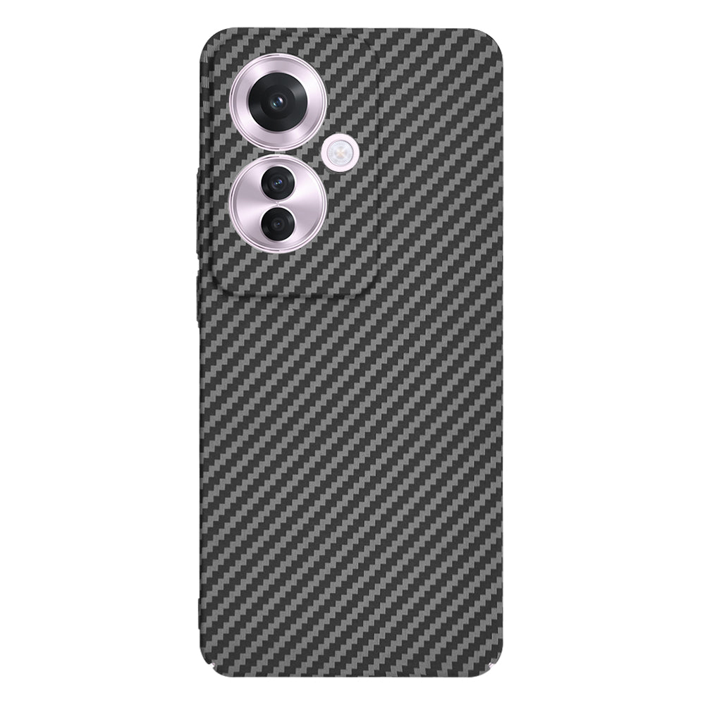 Hülle für Oppo Reno11 F, Techsuit, Carbonite FiberShell, Schwarz