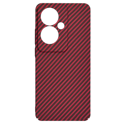 Hülle für Oppo Reno11 F, Techsuit, Carbonite FiberShell, Rot