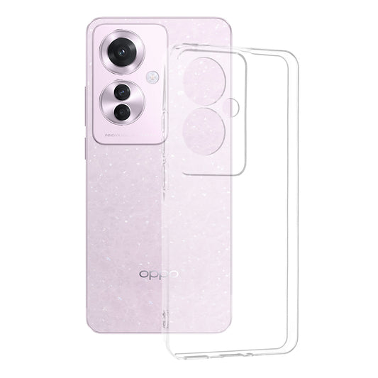 Hoesje voor Oppo Reno11 F, Techsuit, Clear, Transparant