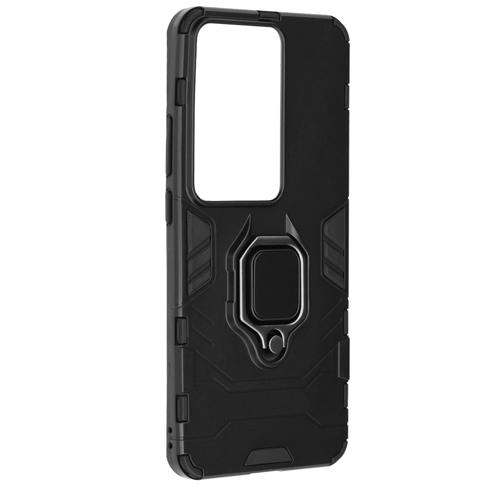 Hoes voor Oppo Reno11 F, Techsuit, Shield, Zwart