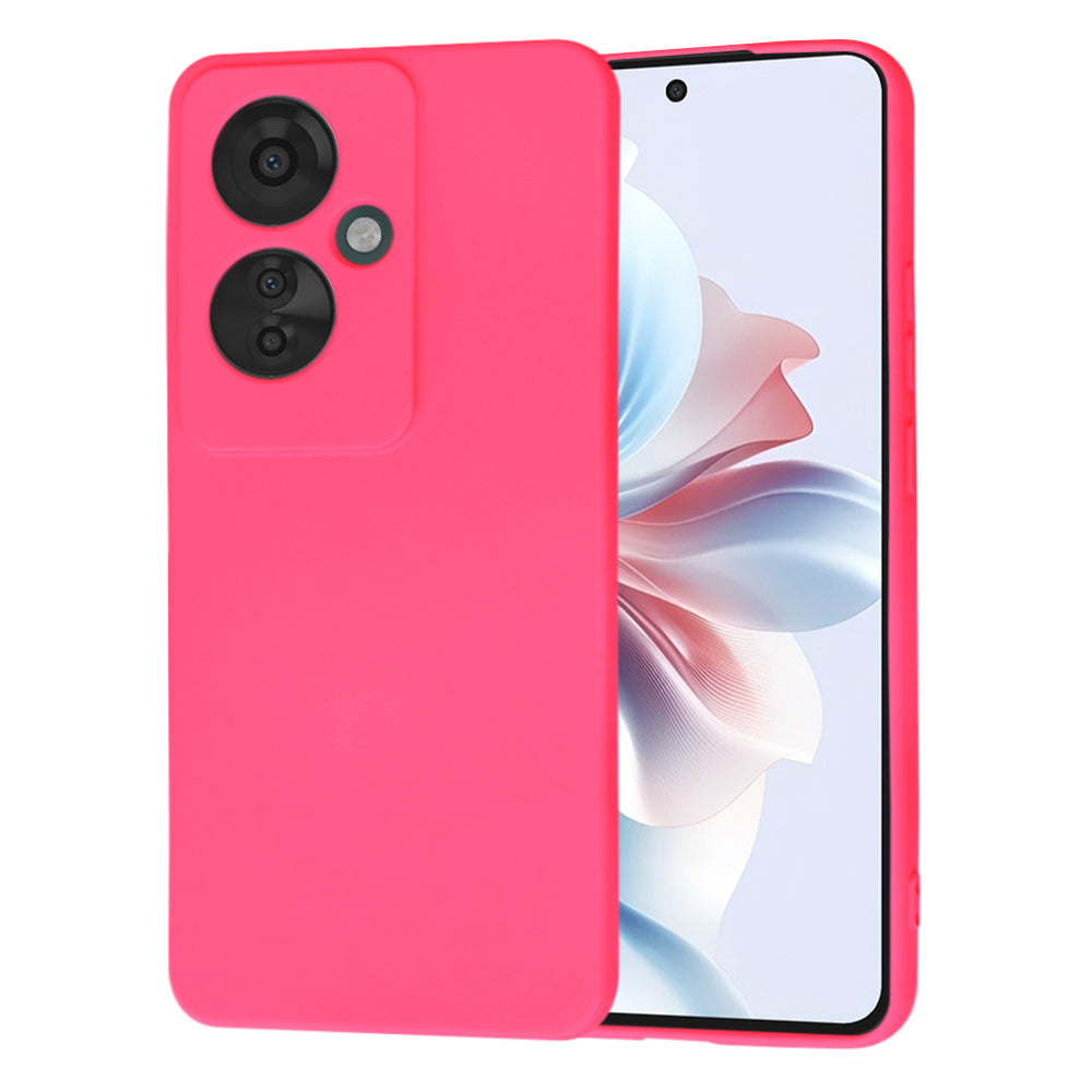 Hülle für Oppo Reno11 F, Techsuit, SoftFlex, Dunkelrosa