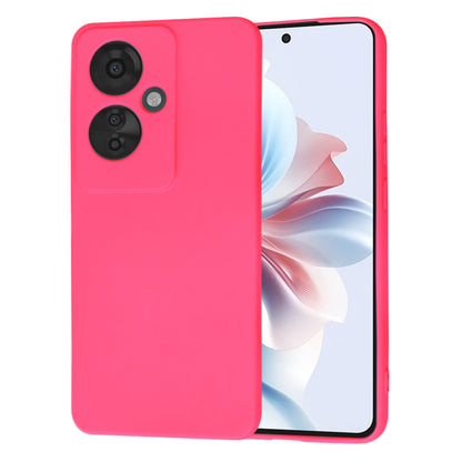 Hülle für Oppo Reno11 F, Techsuit, SoftFlex, Dunkelrosa
