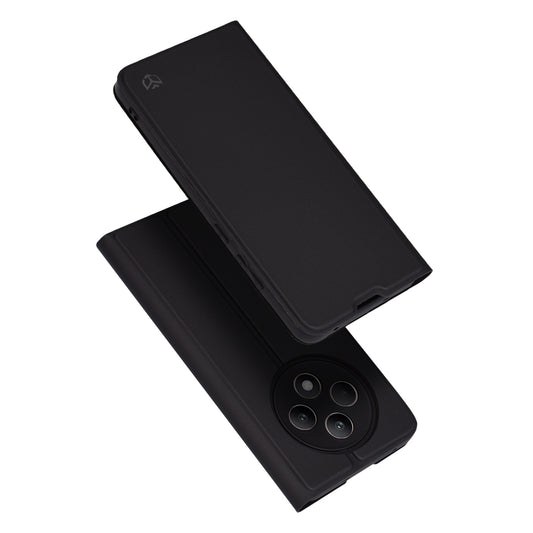 Hoes voor Oppo Reno12 FS 5G / Reno12 FS 4G / Reno12 F 4G / Reno12 F, Techsuit, Magskin Book, Zwart