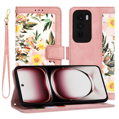 Hoes voor Oppo Reno12 Pro, Techsuit, FlipCraft, Roze