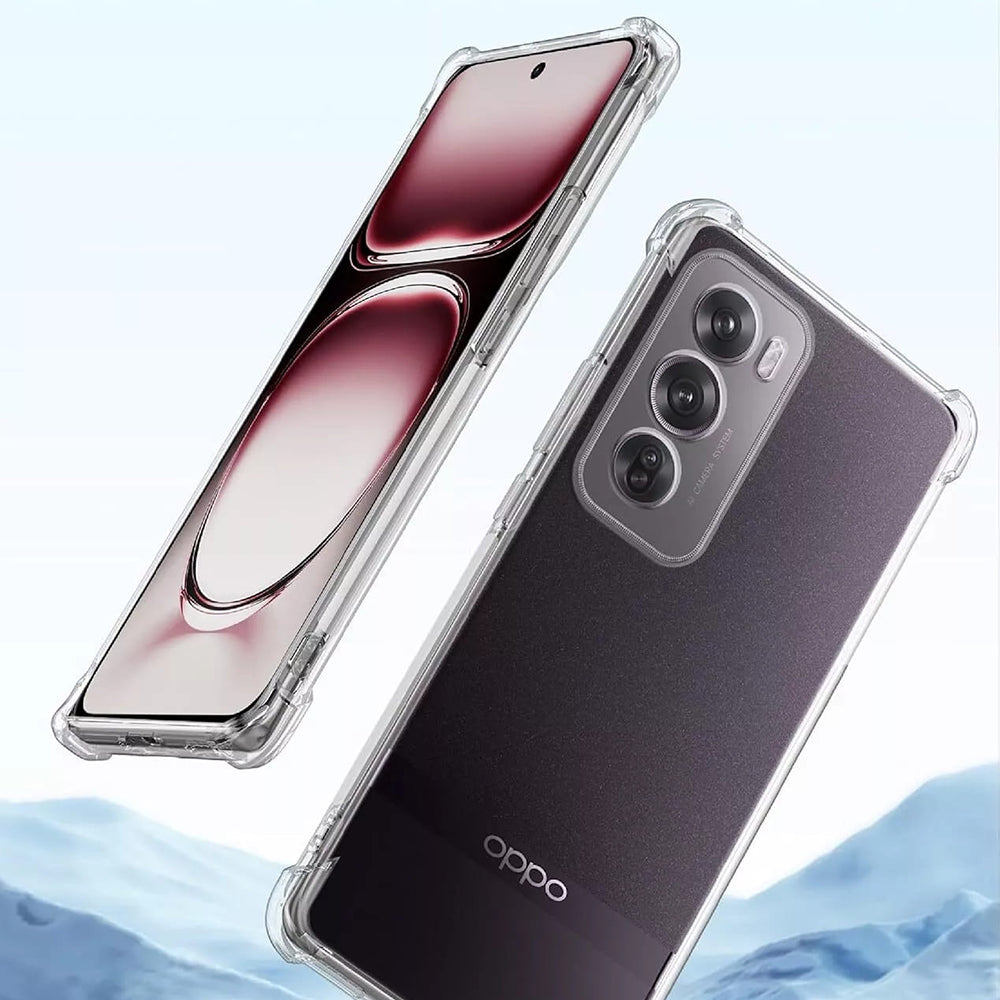 Case for Oppo Reno12 Pro, Techsuit, Shockproof Clear, Transparent
