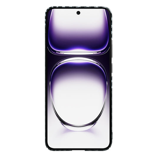 Hoes voor Oppo Reno12, Techsuit, Carbonite FiberShell, Zwart Grijs