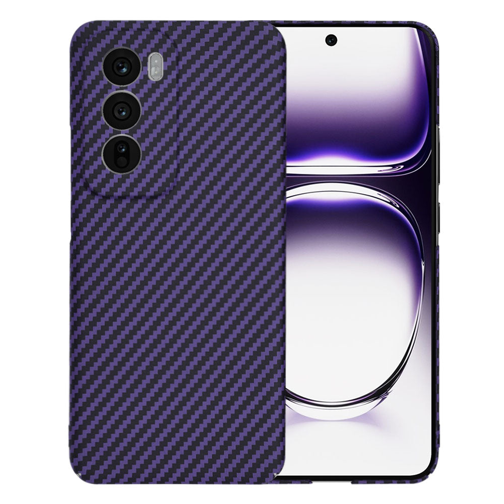 Hülle für Oppo Reno12, Techsuit, Carbonite FiberShell, Lila