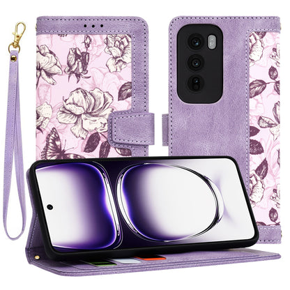 Coque pour Oppo Reno12, Techsuit, FlipCraft, Violet