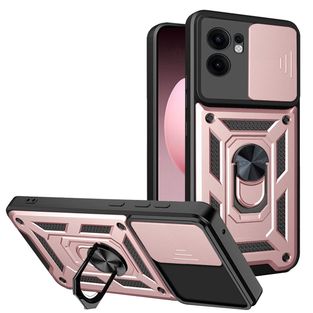 Coque pour Oppo Reno13 FS 5G / Reno13 F 4G / Reno13 F, Techsuit, CamShield, Rose
