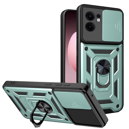 Coque pour Oppo Reno13 FS 5G / Reno13 F 4G / Reno13 F, Techsuit, CamShield, Vert