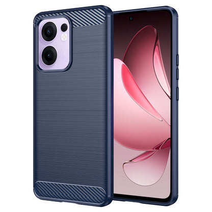 Hoes voor Oppo Reno13 FS 5G / Reno13 F 4G / Reno13 F, Techsuit, Carbon, Blauw