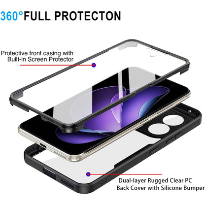 Coque pour Oppo Reno13 FS 5G / Reno13 F 4G / Reno13 F, Techsuit, ColorVerse 360, Bleue