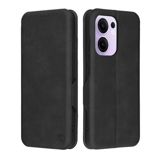Hoesje voor Oppo Reno13 FS 5G / Reno13 F 4G / Reno13 F, Techsuit, Safe Wallet Plus, Zwart