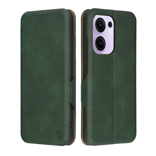 Hoesje voor Oppo Reno13 FS 5G / Reno13 F 4G / Reno13 F, Techsuit, Safe Wallet Plus, Groen