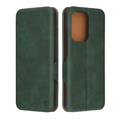 Coque pour Oppo Reno13 FS 5G / Reno13 F 4G / Reno13 F, Techsuit, Safe Wallet Plus, Vert
