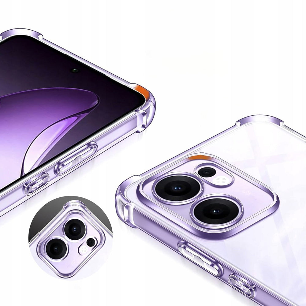 Hoesje voor Oppo Reno13 FS 5G / Reno13 F 4G / Reno13 F, Techsuit, Schokbestendig Helder, Transparant