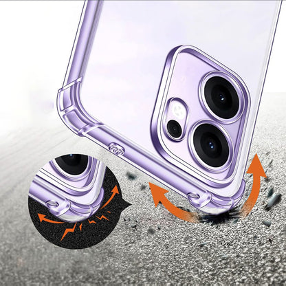 Hoesje voor Oppo Reno13 FS 5G / Reno13 F 4G / Reno13 F, Techsuit, Schokbestendig Helder, Transparant