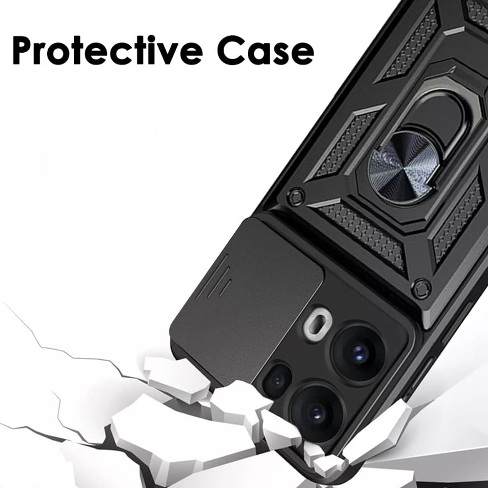 Coque pour Oppo Reno13 Pro, Techsuit, CamShield, Vert